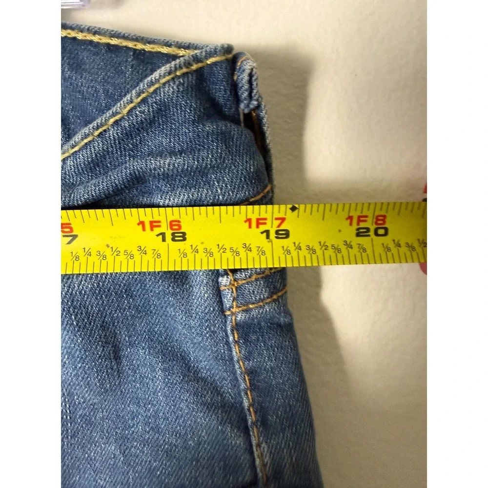 Levis 505 Mens Regular Fit Jeans 38x30 Medium Wash Blue Denim Straight Leg